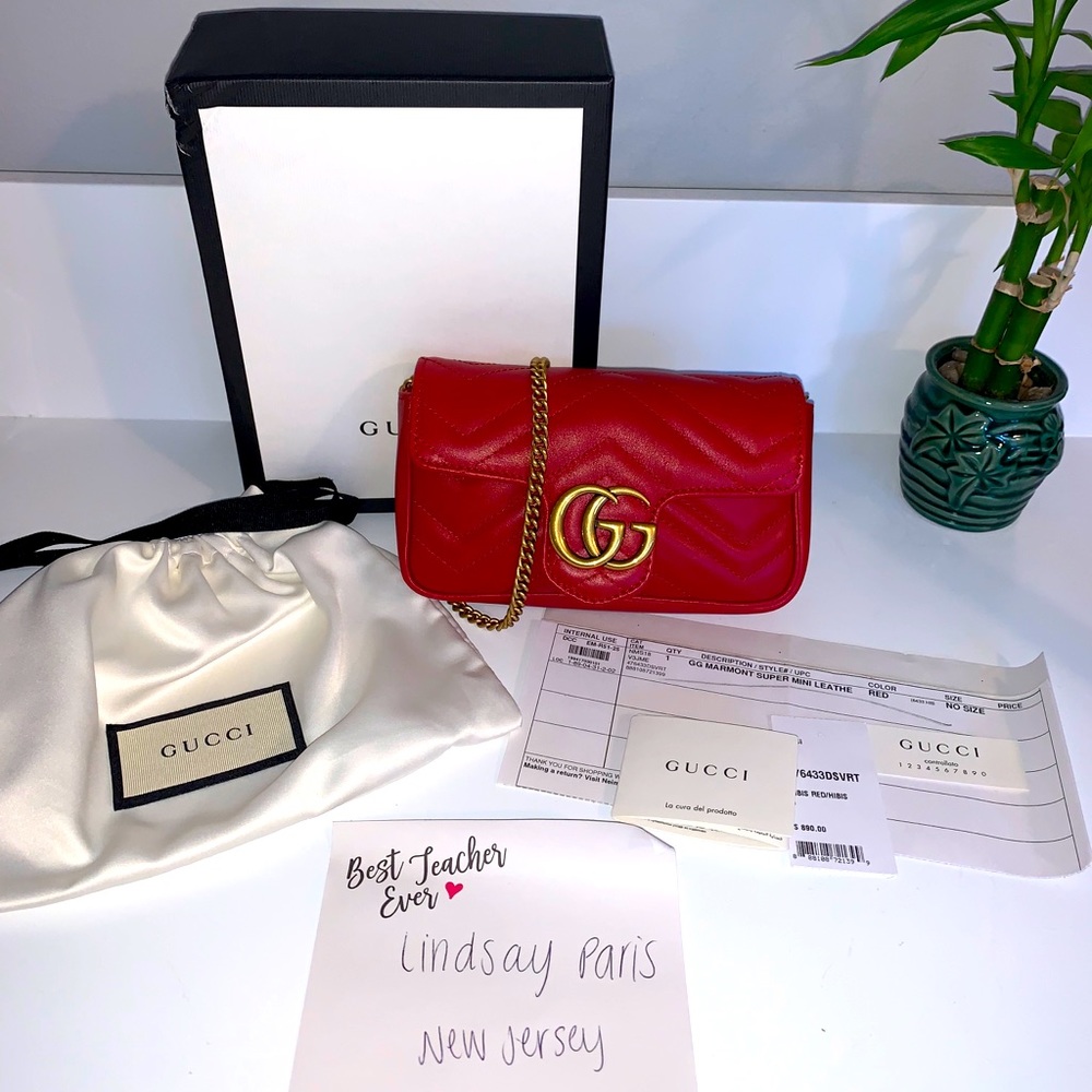 ❤️SOLD❤️ Gucci GG Marmont Super Mini